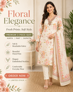Floral 3-Piece Suit