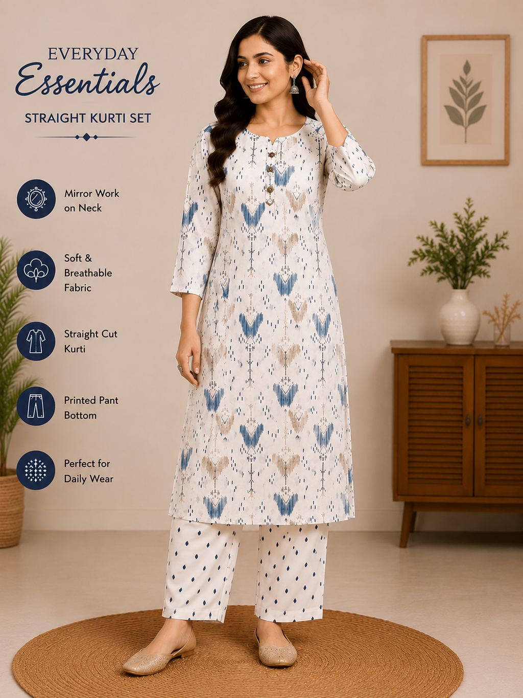 Vibrant Kurta & Pant Set