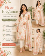 Floral 3-Piece Suit