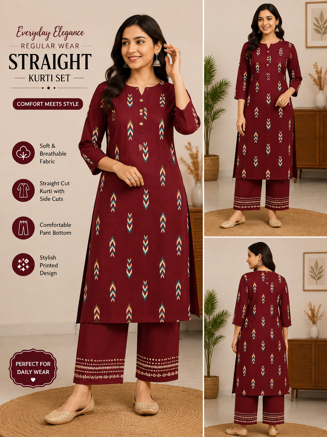Vibrant Kurta & Pant Set