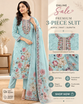 Stunning floral salwar kameez suit