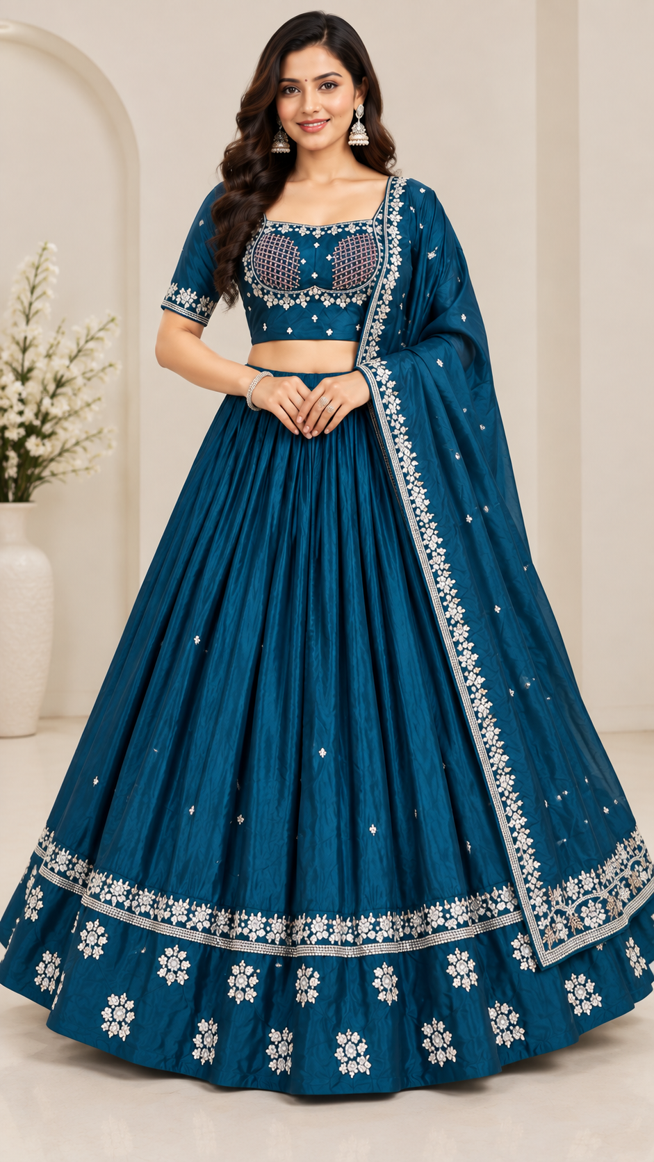 Gajji Silk Chaniya Choli