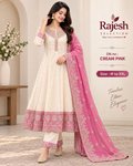 Anarkali concept neckline work