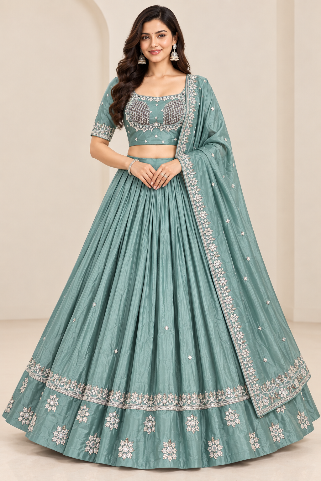 Gajji Silk Chaniya Choli