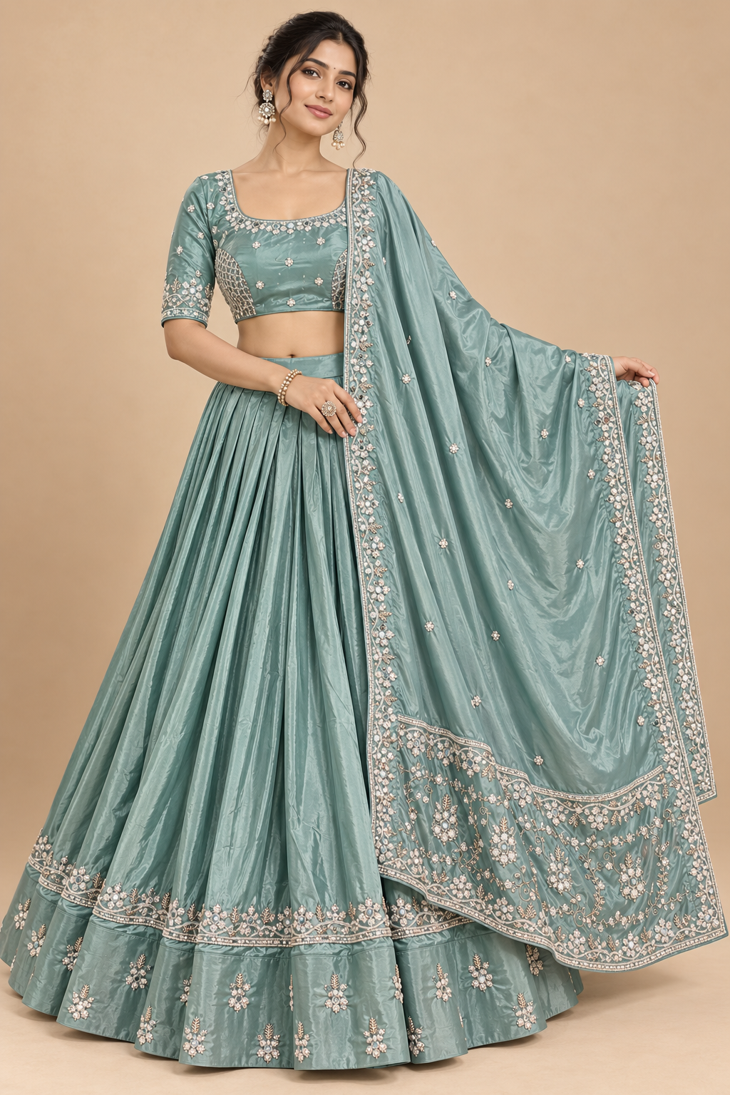 Gajji Silk Chaniya Choli