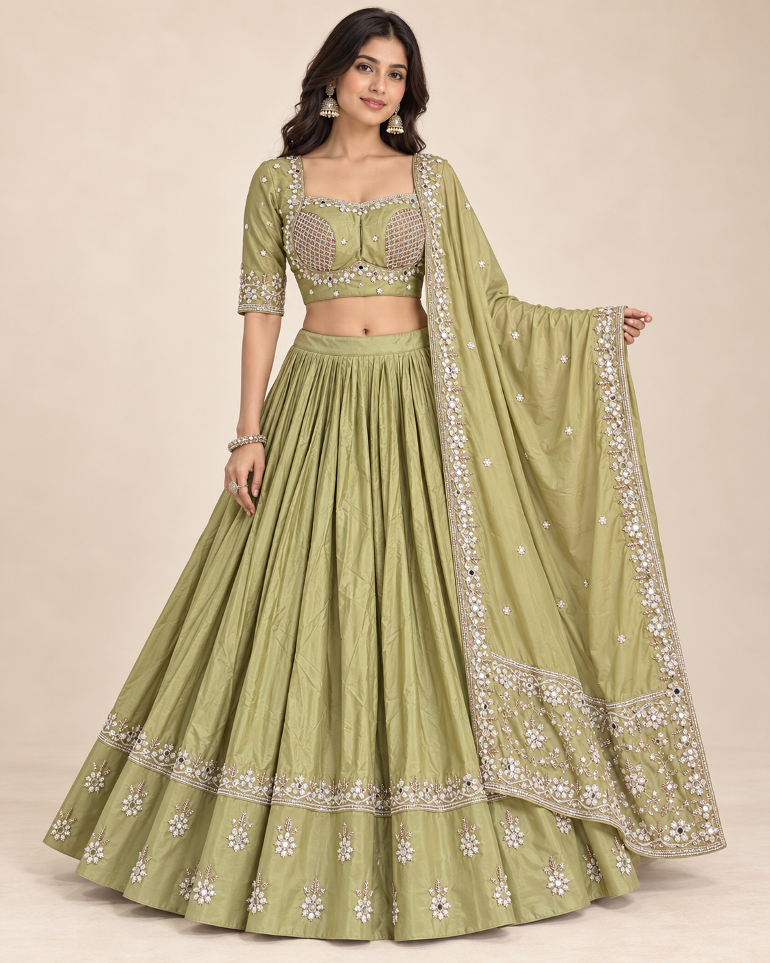 Gajji Silk Chaniya Choli