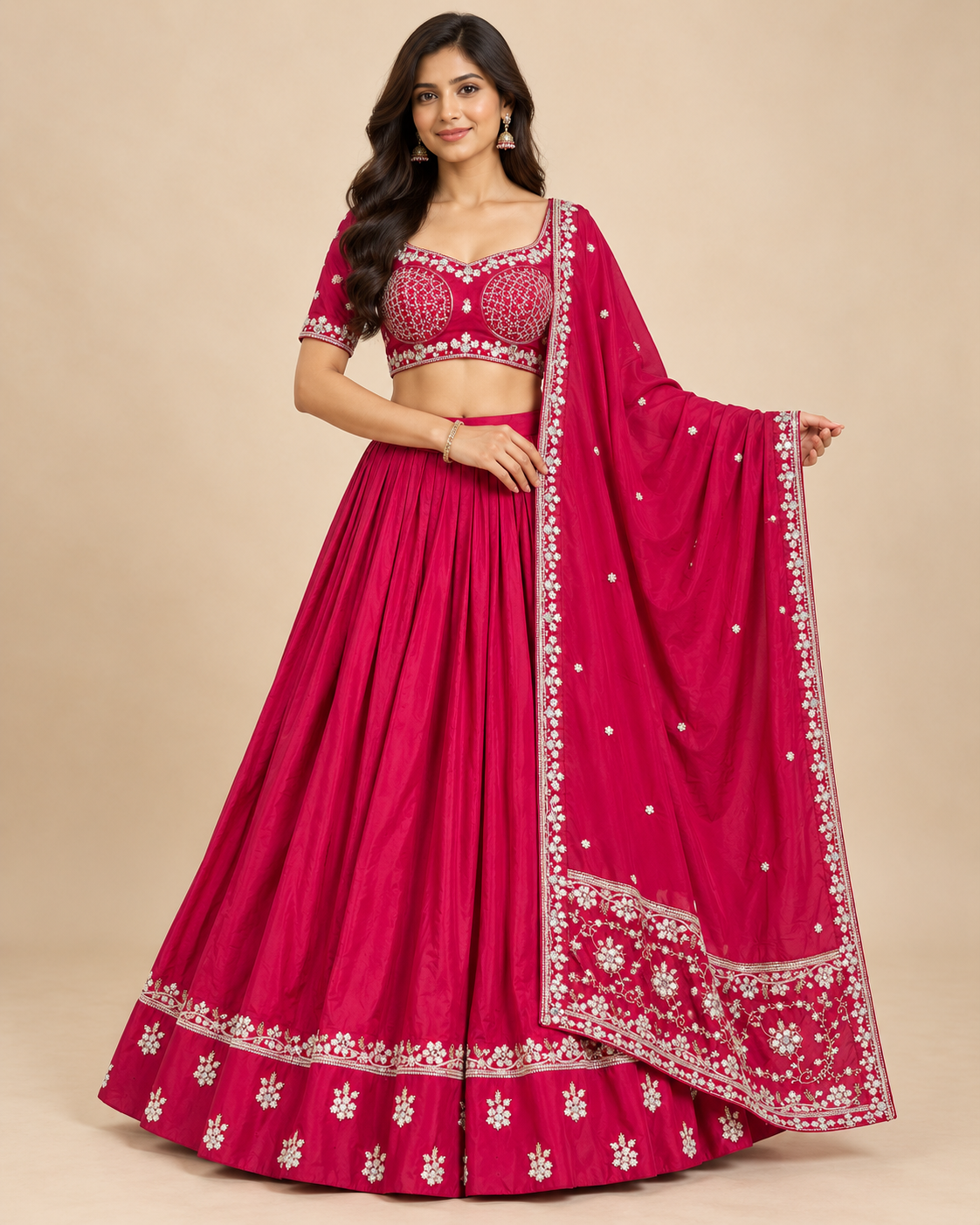 Gajji Silk Chaniya Choli