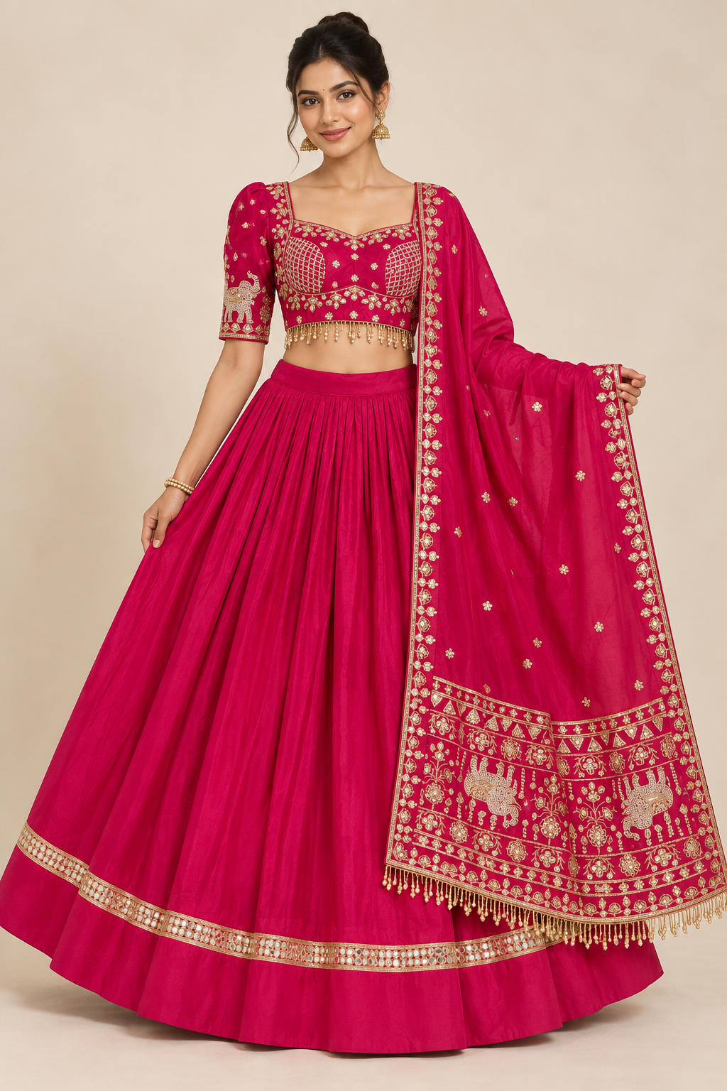 Stunning Silk Chaniya Choli