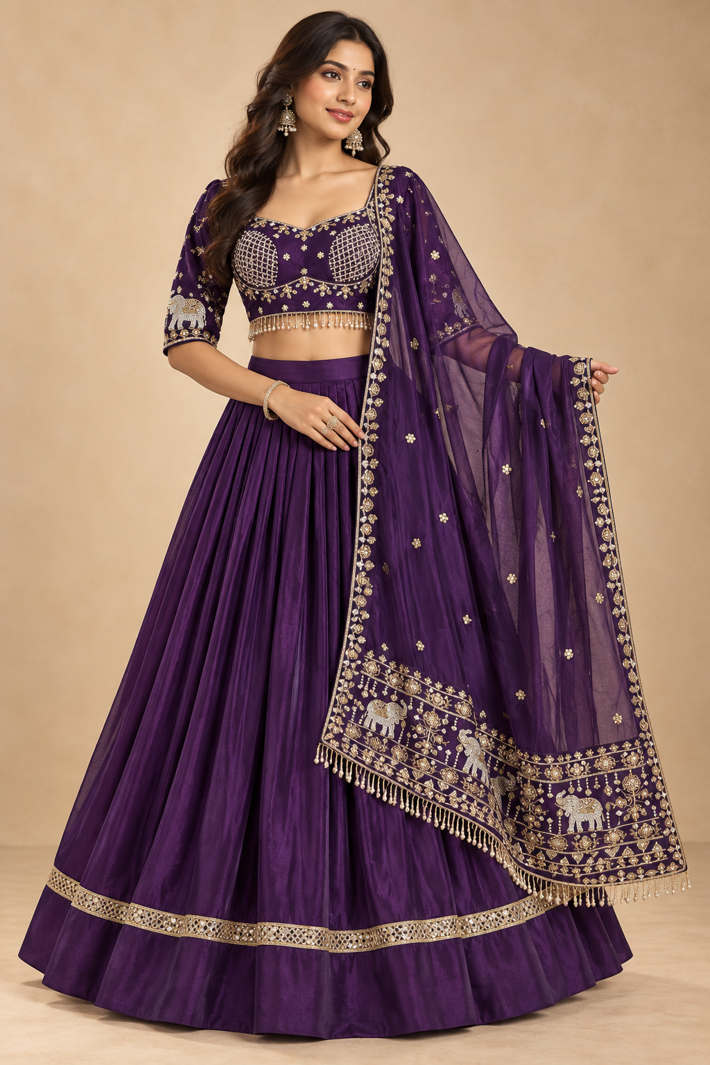 Stunning Silk Chaniya Choli
