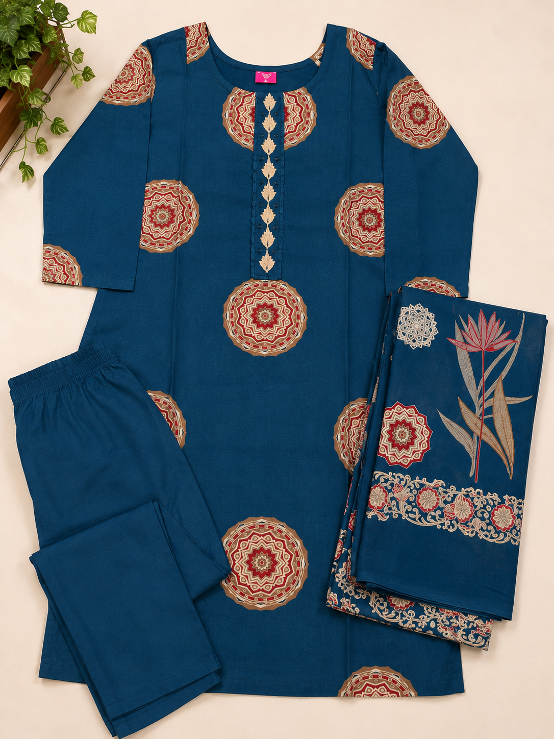 Elegant Indian 3-pic Suit