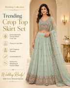 Ethnic Wear Crop Top