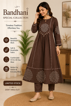 Stunning Bandhni Three-Piece Suit