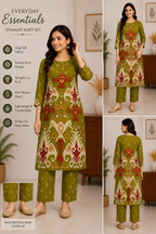 Patoda Print 2-Pice Suit