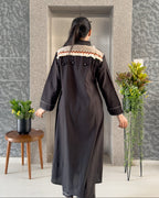 Black A-Line Kurta Pant Set for Women