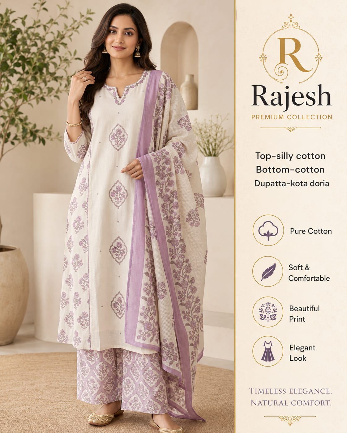 Cotton Pent Pair Collection