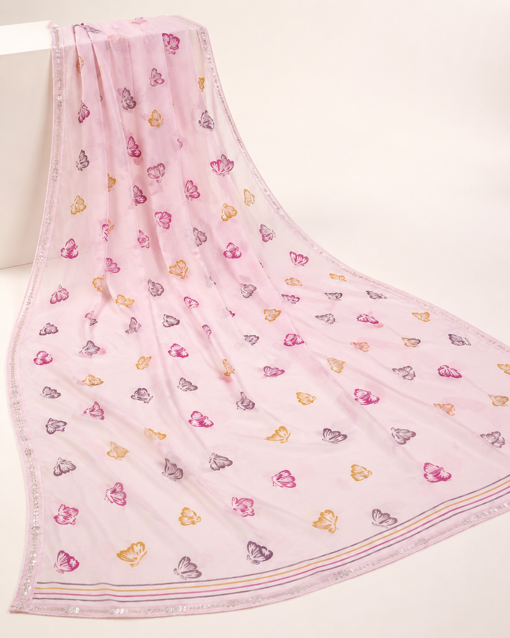 🌸Light Colour Digital Print Saree🌸