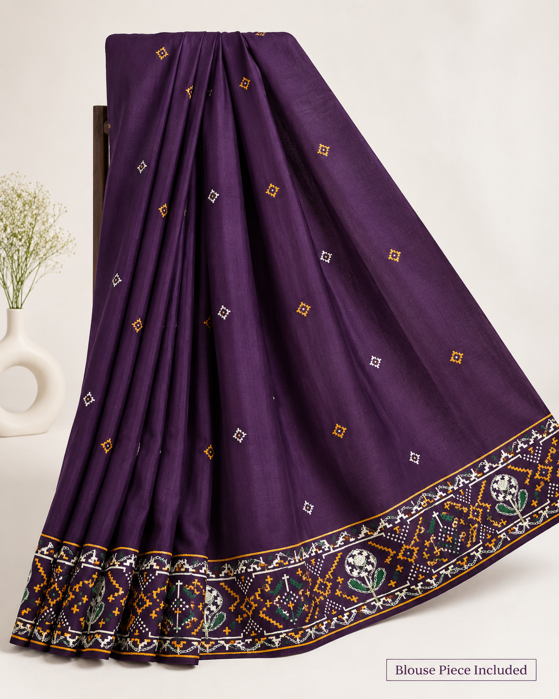 ✨Vanarasi Patoda Print Saree with Latkan✨