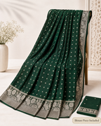 ✨Plain Gara Saree – Sober Collection✨