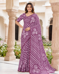✨Lightweight Leheriya Saree✨