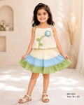 3-Layer Skirt Designed For Baby Girls