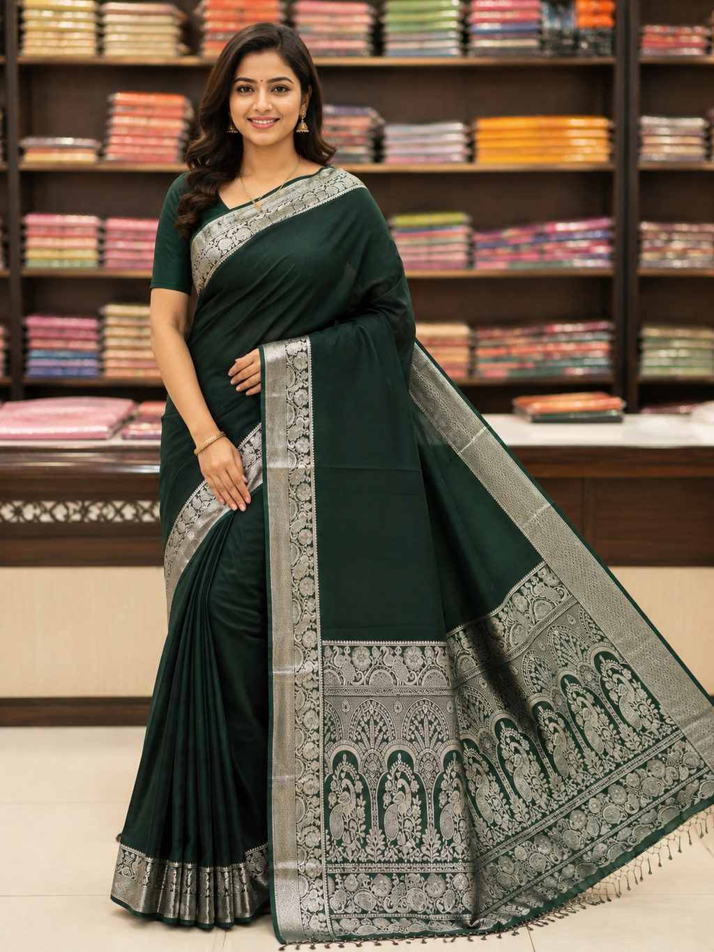 ✨Plain Gara Saree – Sober Collection✨