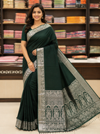 ✨Plain Gara Saree – Sober Collection✨