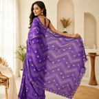 Bandhni Georgette Saree