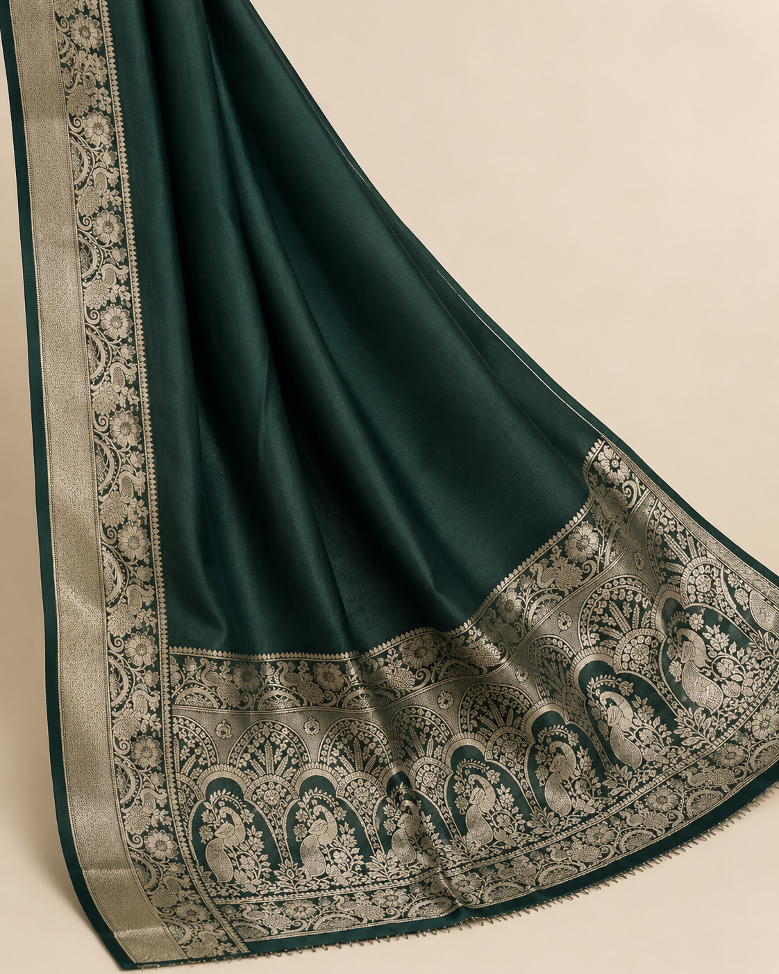 ✨Plain Gara Saree – Sober Collection✨