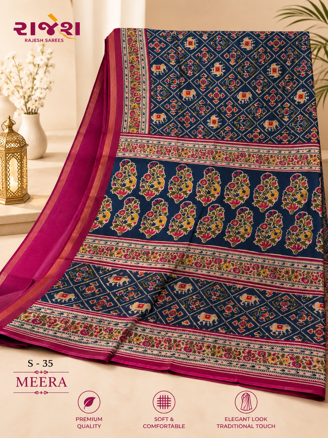 Mal Cotton Patoda Saree